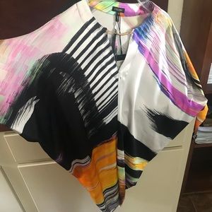 Escada long blouse top